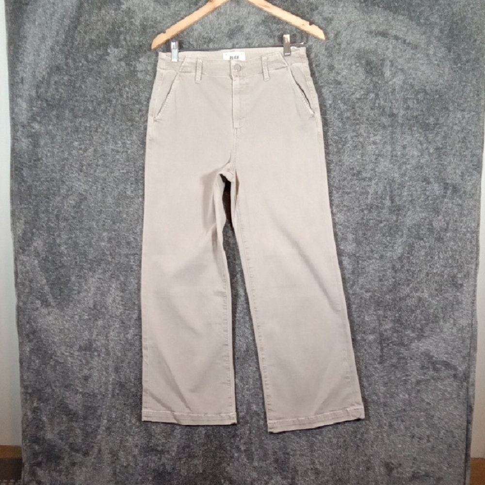 PAIGE Womens Carly Pants In Vintage Moss Taupe Womens 27.